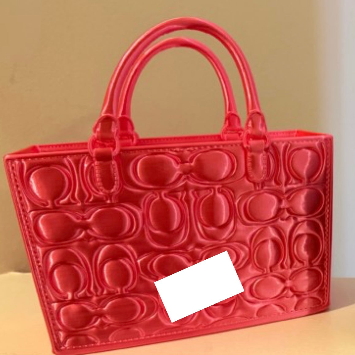 Mini Designer-Inspired Tote Box – 3D Printed Open Storage Caddy (Copy)