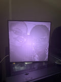 Custom Photo Lithophane Light Box with Song QR Code | 3D Printed Photo Lamp | Personalized Keepsake Gift