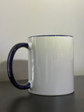 Sublimation Ceramic Mug – Color Handle & Rim